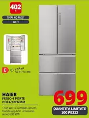 Haier - Frigo 4 Porte HFR3718ENMM