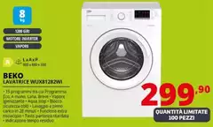 Beko - Lavatrice WUX81282WI 