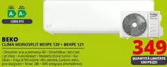 Beko - Clima Monosplit BEHPE 120 + BEHPE 121 