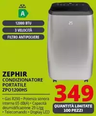 Zephir - Condizionatore Portatile ZPO1200HS 