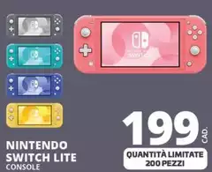 Nintendo - Switch Lite Console Da Gioco Portatile 14 Cm (5.5") 32 GB Touch Screen Wi-Fi Giallo