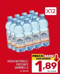Sabrinella - Acqua Naturale/Frizzante