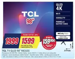 TCL - Tv Qled 98" 98C655