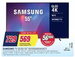 Samsung - Tv Qled 55" QE55Q60DAUXZT