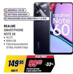 Realme - Smartphone Note 60