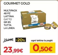 Gourmet Gold - Multipack Lattina Gatto 