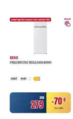Beko - Frigorifero RDSA240K40WN