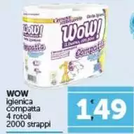 Wow! - Igienica Compatta 4 Rotoli 2000 Strappi