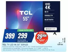 TCL - Tv Led 4k 55" 55p665
