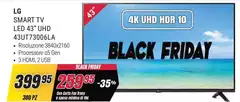 LG - Smart Tv Led 43" UHD 43UT73006LA