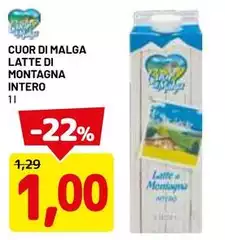 Cuor di malga - Cuor Di Malga Latte Di Montagna Intero