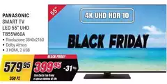 Panasonic - Smart Tv Led 55" UHD T55V60A