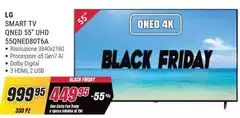 LG - QNED 55" UHD 55QNED80T6A