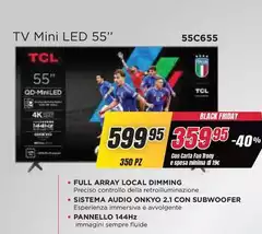 TCL - Tv Mini Led 55" 55C675