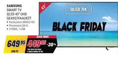 Samsung - Smart Tv Qled 43" Uhd QE43Q70FAUXZT