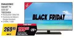 Panasonic - Smart Tv Led 32" Tb32s40a