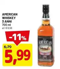 American - Whiskey 3 Anni