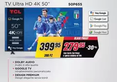 TCL - Tv Ultra Hd 4k 50" 50p655