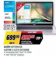 Acer - Notebook Aspire 3 A315-59-503m