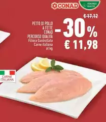 Conad - Petto Di Pollo A Fette Percorso Qualita