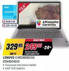 Lenovo - Chromebook 82N4004DIX