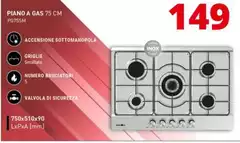 Smartway - Piano A Gas 75 Cm PG75SM