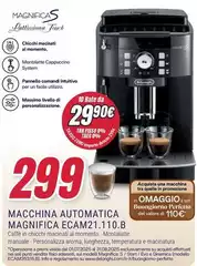 De Longhi - Macchina Automatica Magnifica ECAM21.110.B 