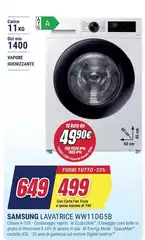 Samsung - Lavatrice WW11DG5B 