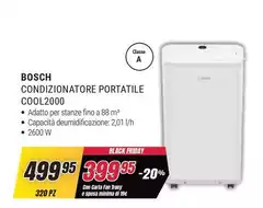 Bosch - Condizionatore Portatile Cool2000