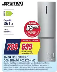 Smeg - Frigorifero Combinato RC21XDNMC