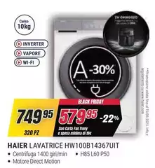 Haier - Lavatrice HF100B14367UIT