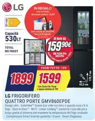 LG - Frigorifero Quattro Porte GMV860EPDE