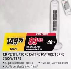 Ventilatore Raffrescatore Torre XDKYWT3R