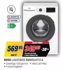 Beko - Lavatrice BWWSU4721A