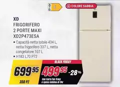 Maxi - Frigorifero 2 Porte  XD2P473ESA