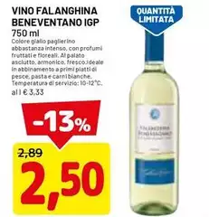 Intenso - Vino Falanghina Beneventano IGP