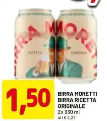 Moretti - Birra Ricetta Originale