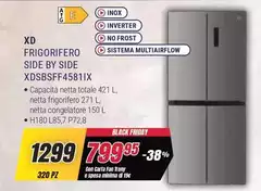 Sony - Xd Frigorifero Side By Side XDSBSFF4581IX