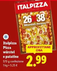 Italpizza - Pizza Wurstel E Patatine