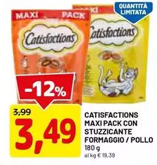 Maxi - Catisfactions  Pack Con Stuzzicante Formaggio