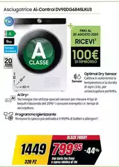 Samsung - ASCUAACTICA AI-CONTROL DV90DG6845LKU3