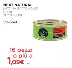 Next Natural - Lattina Gatto Adult 
