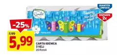 Smile - Carta Igienica 3 Veli