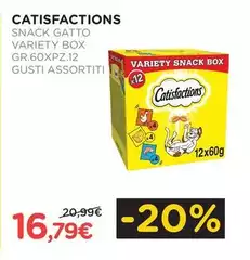 Catisfactions - Snack Gatto Variety Box