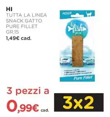 Hi - Tutta La Linea Snack Gatto Pure Fillet