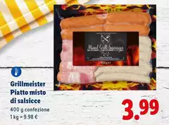 Grillmeister - Piatto Misto Di Salsicce