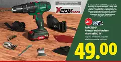 Parkside - Attrezzo Multifunzione Ricaricabile 3 In 1