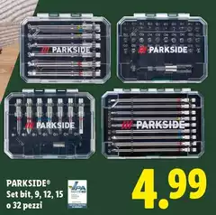 Parkside - Set Bit, 9,12, 15 O 32 Pezzi