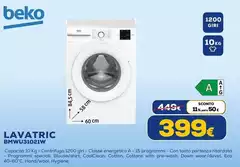 Beko - Lavatrice BmwU31021W