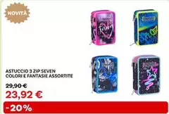 Seven - Astuccio 3 Zip